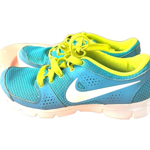 Nike Flex Experience Sneakers Womens US 8 Blue Lace Running Gym Workout Shoes - Picture 4 of 9
